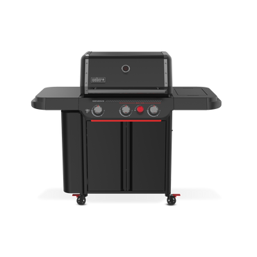 Weber Genesis E-330WR Gasgrill Stealth Edition inkl. Drehspieß, FK BBQ-Set im Wert von 124,95€