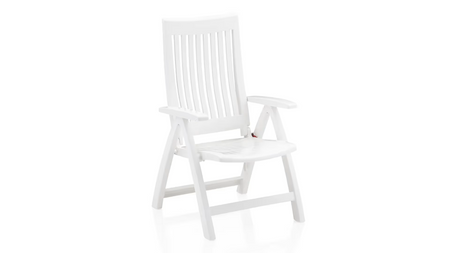 Kettler ROMA Multipositionssessel weiß 62 × 68 × 108 cm