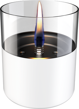 Tenderflame Tischfeuer Lilly 10 White