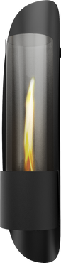 Tenderflame Wandfeuer Cycloflame Wall Black