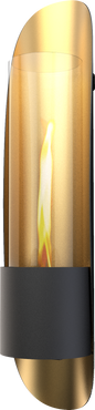 Tenderflame Wandfeuer Cycloflame Wall Gold