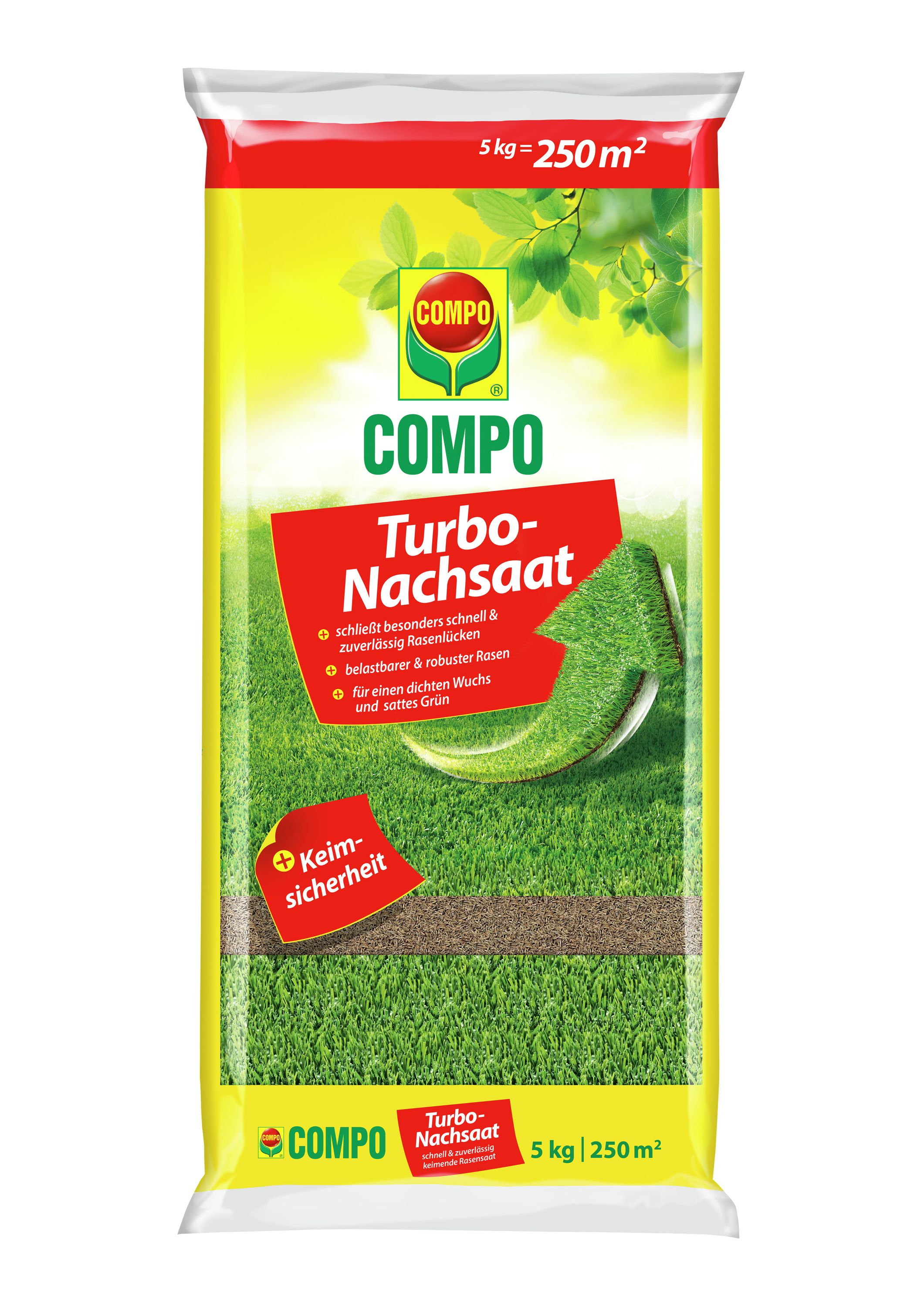 COMPO Turbo Nachsaat 5kg fr 250m | meingartencenter24.de - Garten Online  Shop & Weber Grill Store