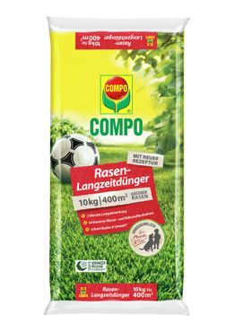 COMPO Rasen-Langzeitdünger 10kg für 400m²