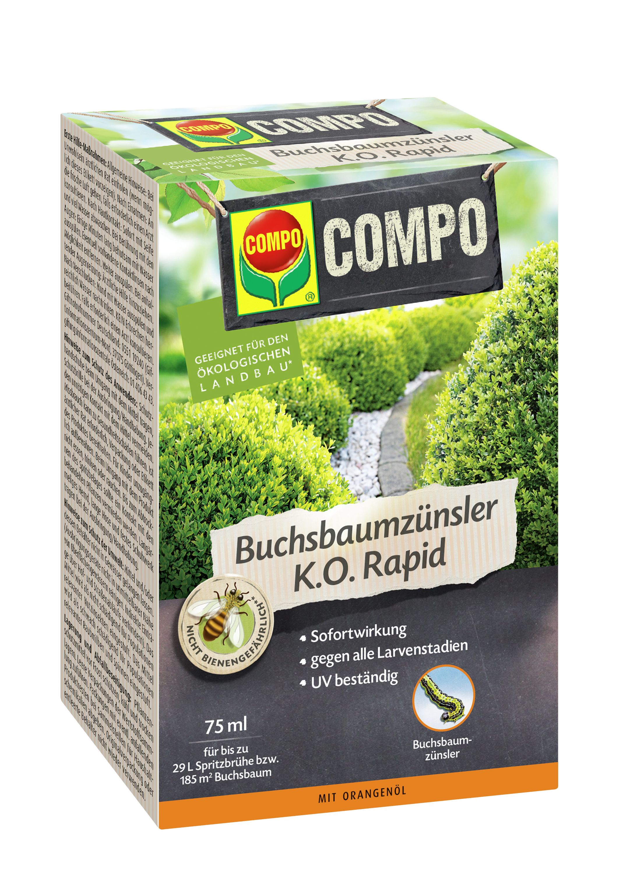 COMPO Buchsbaumznsler K.O. Rapid 75ml | meingartencenter24.de - Garten  Online Shop & Weber Grill Store