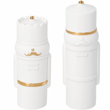 räder Nussknacker Figuren Set 2 Stk. (3,7x3,2x9,2-10,8cm)