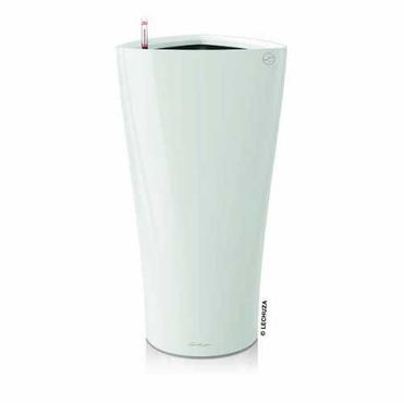 LECHUZA DELTA Premium 40 Komplettset weiß hochglanz