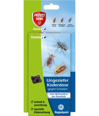 Protect Home FormineX Ungezieferköderdose gegen Schaben 2 Stück