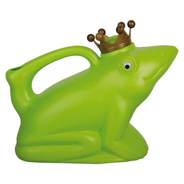 Esschert Gießkanne Froschkönig grün