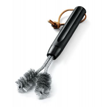 Weber Grillbürste mit Edelstahlborsten Y-Form, mit Edelstahlborsten für gusseiserne Oberflächen