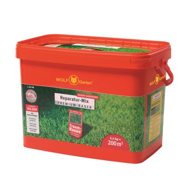 WOLF-Garten L 200 SM Premium-Rasen mit Starter-Dünger 200m², 6,4kg
