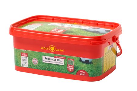 WOLF-Garten L 50 LM Strapazier-Rasen mit Starter-Dünger 50m², 1,6kg