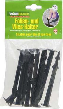 Windhager Folien- & Vlieshalter, 10 Stück