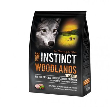 PURE INSTINCT 4kg Junior Woodlands mit Huhn & Truthahn