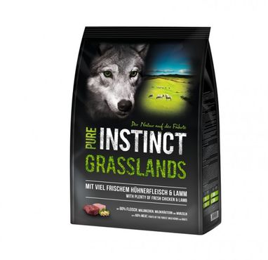 PURE INSTINCT 4kg Grasslands mit Huhn & Lamm