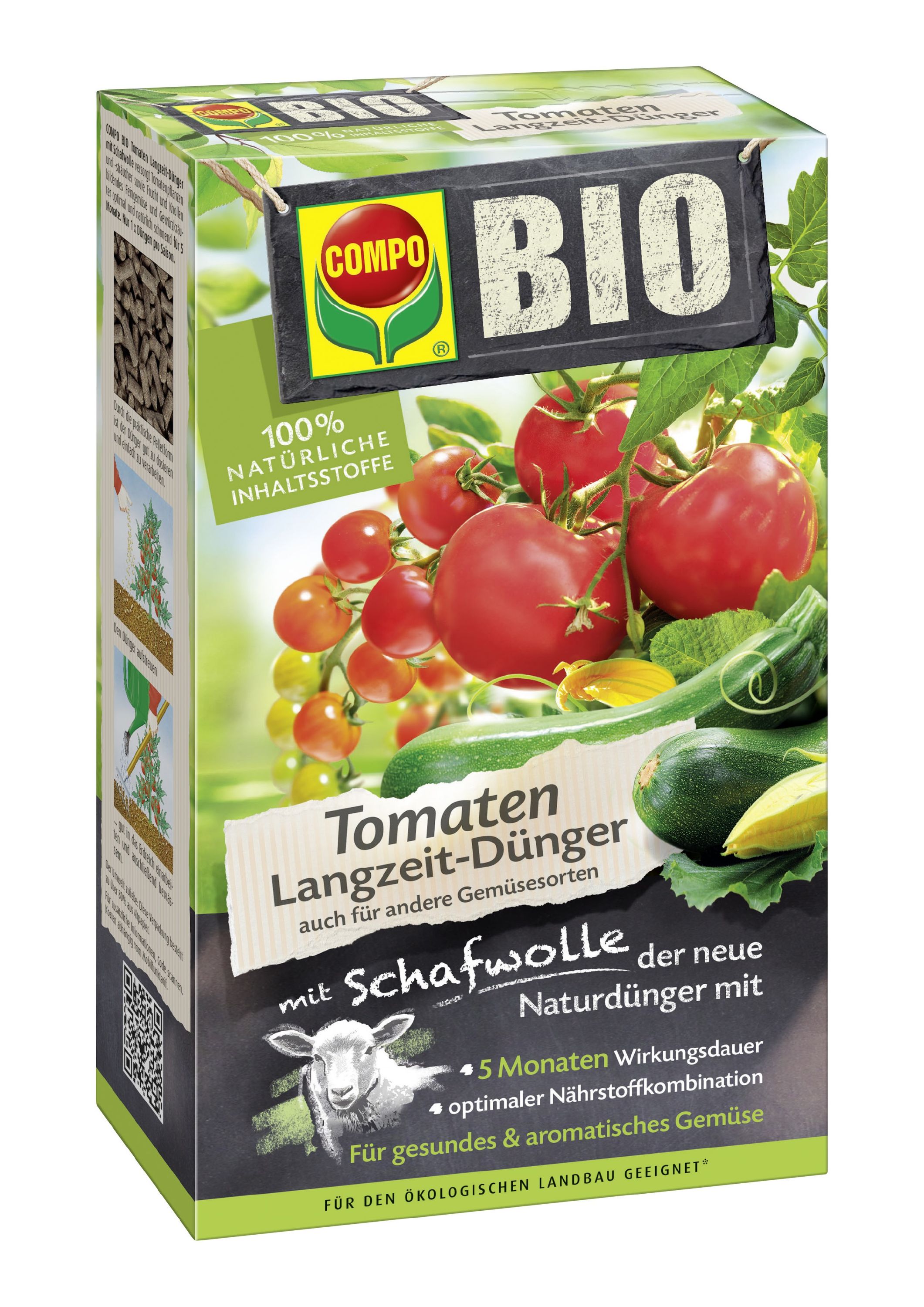 COMPO BIO Tomaten Langzeit-Dnger mit Schafwolle 750g |  meingartencenter24.de - Garten Online Shop & Weber Grill Store