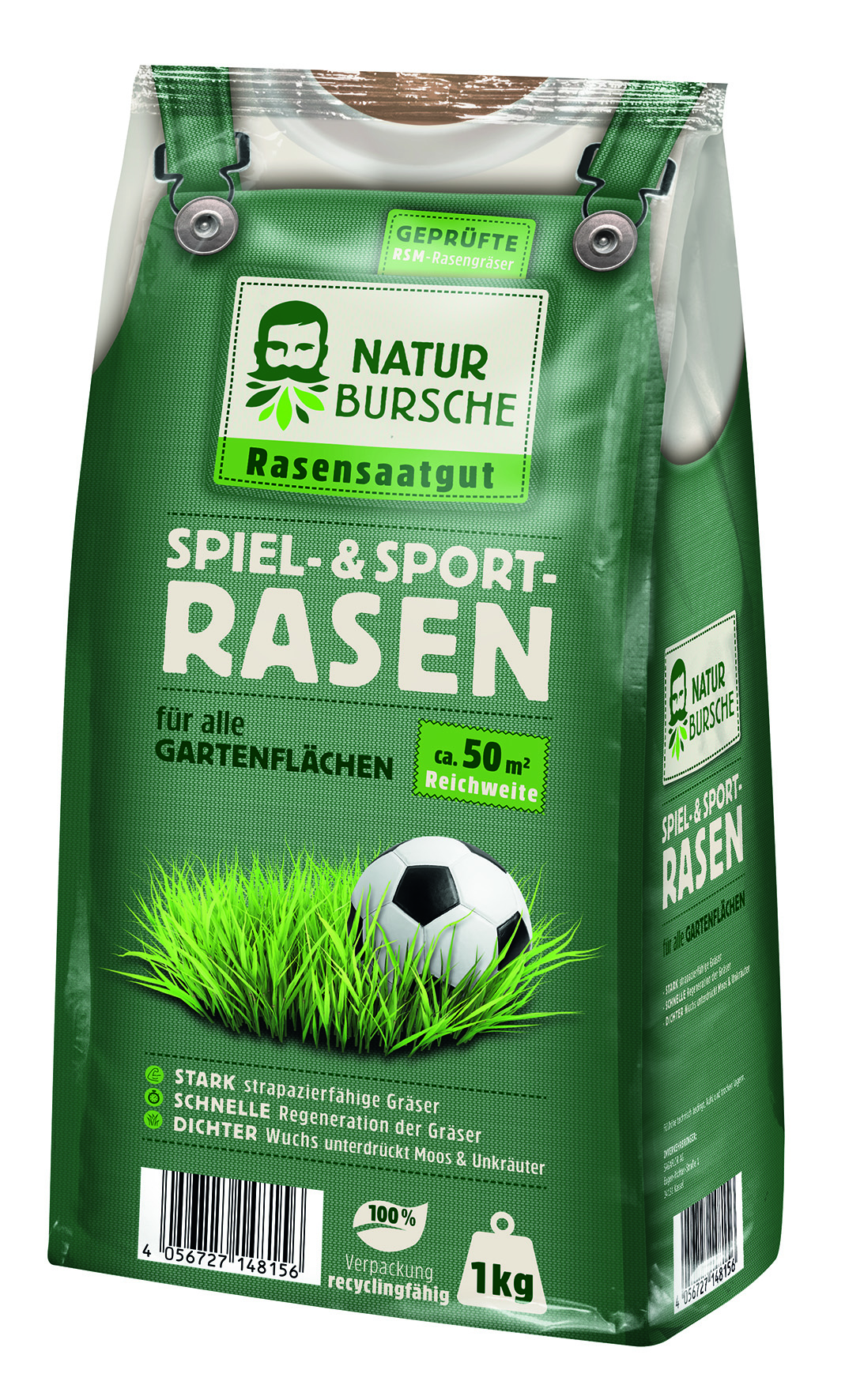 Naturbursche Spiel- und Sportrasen 1kg | meingartencenter24.de - Garten  Online Shop & Weber Grill Store