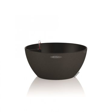 LECHUZA CUBETO Stone 40 Komplettset graphit schwarz