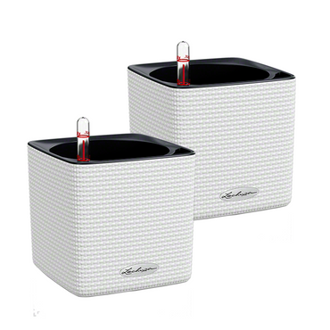 Lechuza CUBE Color 14 Komplettset weiß Vorteilsset 2 Stück