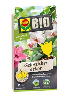 COMPO BIO Gelbsticker dekor 10 Stück