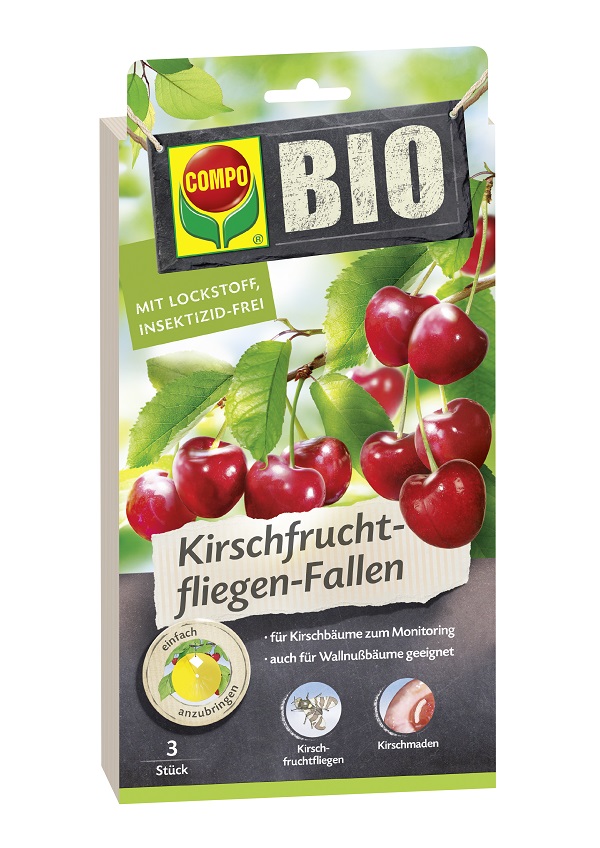 COMPO BIO Kirschfruchtfliegen-Fallen 3 Stck | meingartencenter24.de -  Garten Online Shop & Weber Grill Store